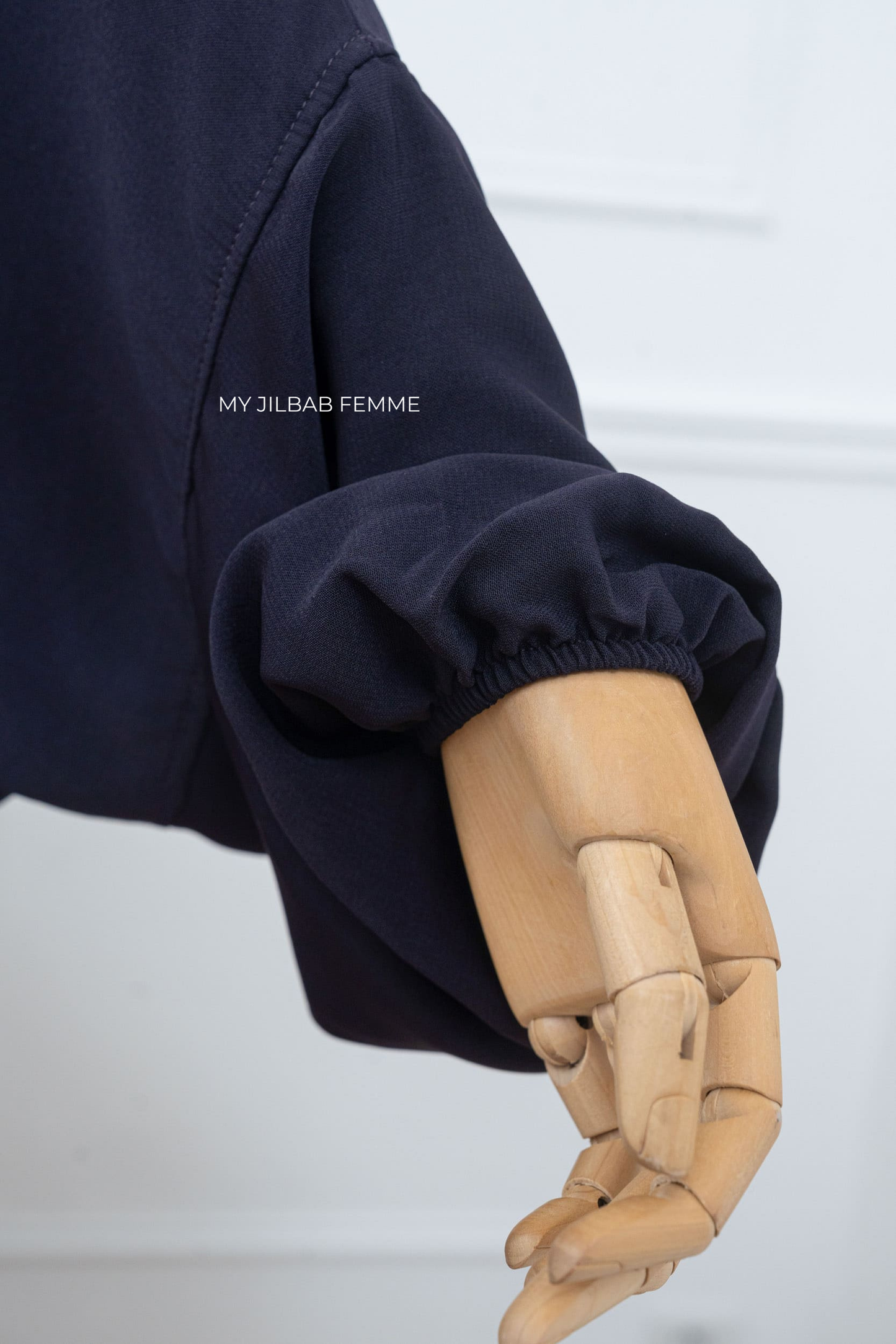 Jilbab 2 pièces - Bleu Marine - Petite Taille
