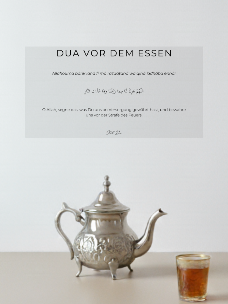 Sticky Doua Avant de manger