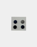 Lot de 4 aimants pour hijab MJF, variante 2 : bleu marine, gris, noir et bleu marine foncé