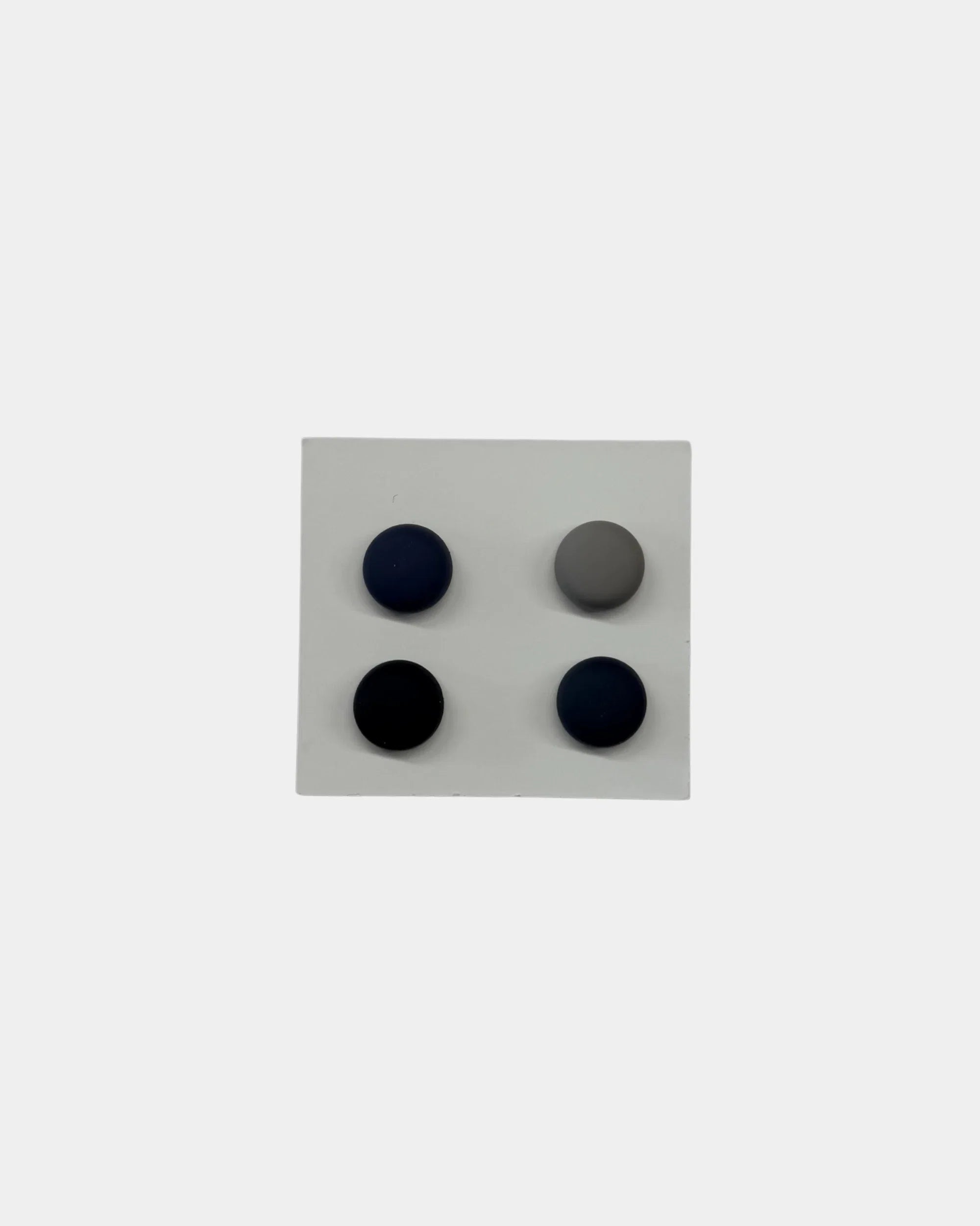 Lot de 4 aimants pour hijab MJF, variante 2 : bleu marine, gris, noir et bleu marine foncé