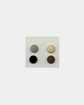 Lot de 4 aimants pour hijab MJF, variante 3 : taupe, beige, noir et marron