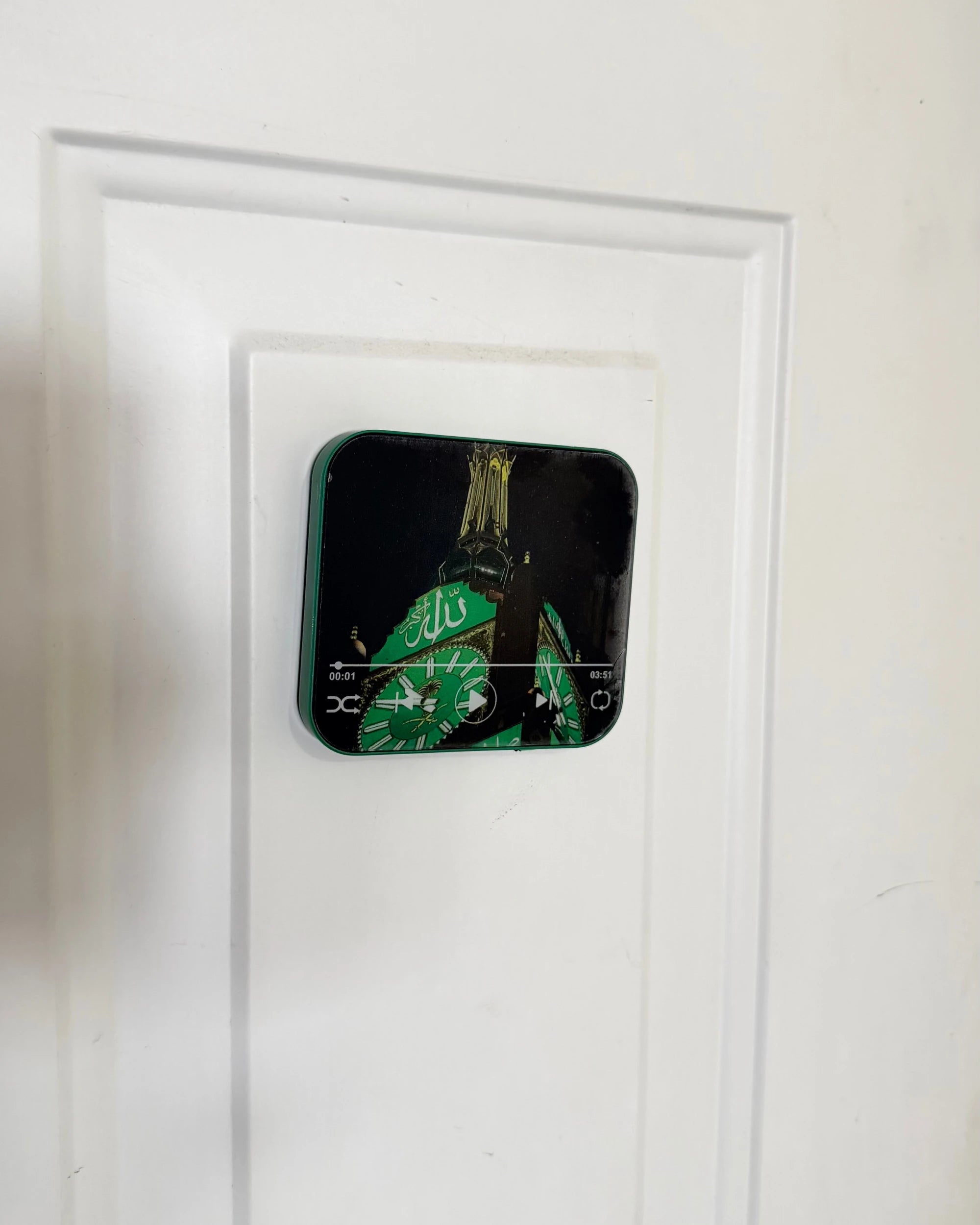 Coran Magnet Horloge de La Mecque de Nuit — Design 11