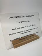 plexiglas dua en sortant de la maison