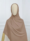 Hijab aimanté taupe clair