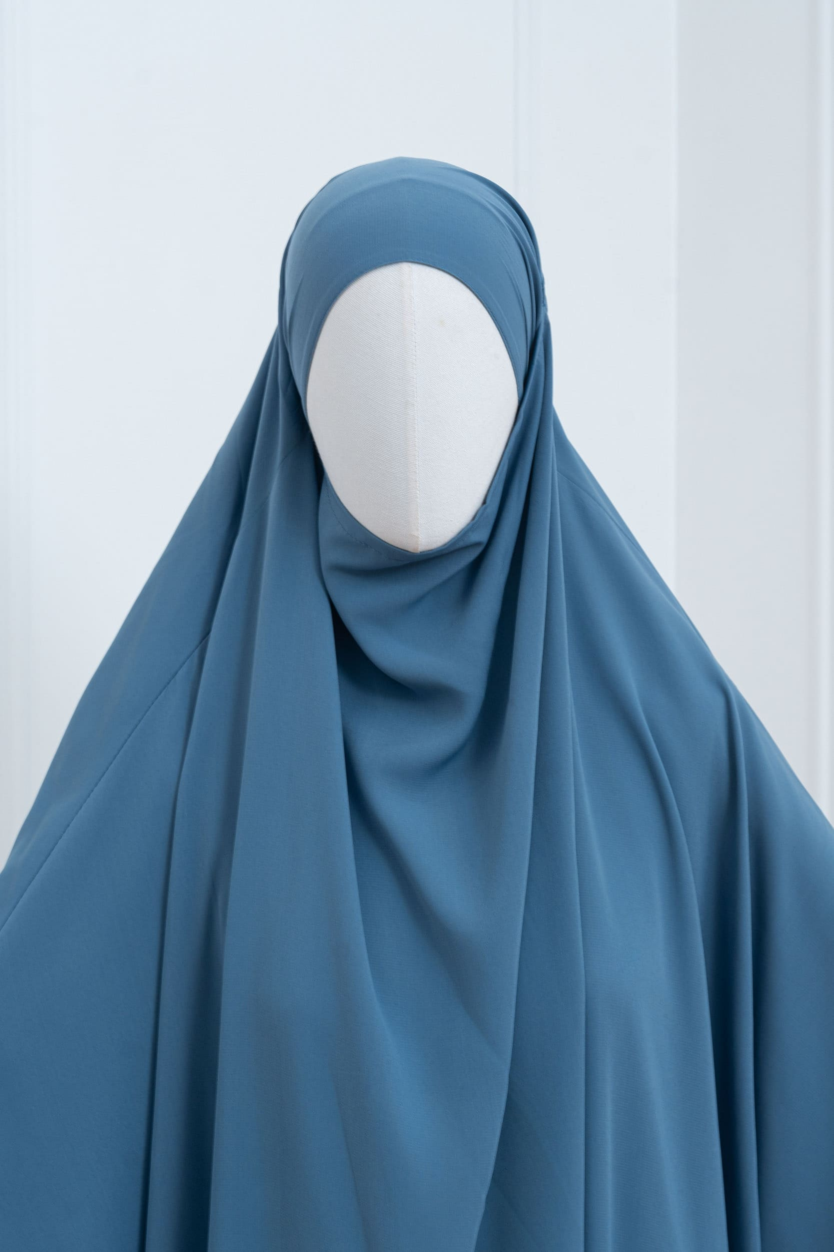 jilbab une pièce bleu marine hijab