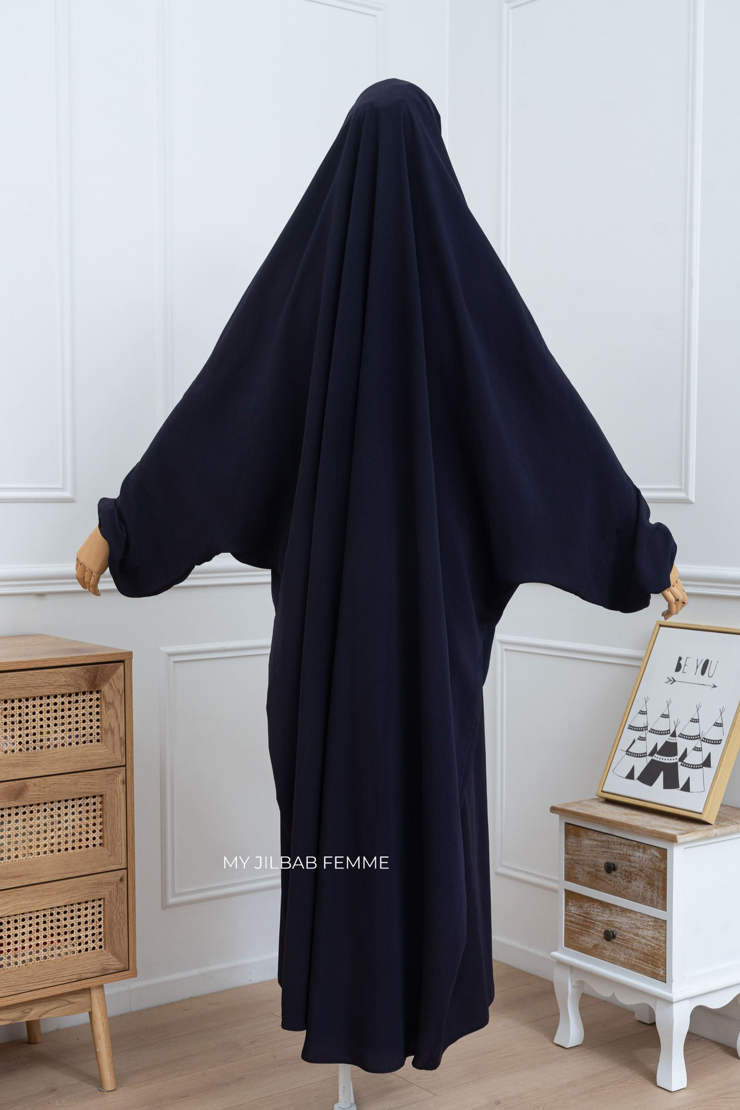 Jilbab 1 pièce - Bleu marine