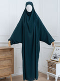 Jilbab 1 pièce - Bleu pétrole