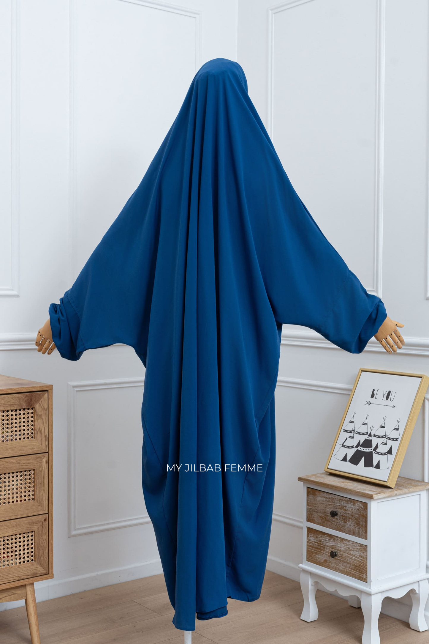 Jilbab 1 pièce - Bleu Royal