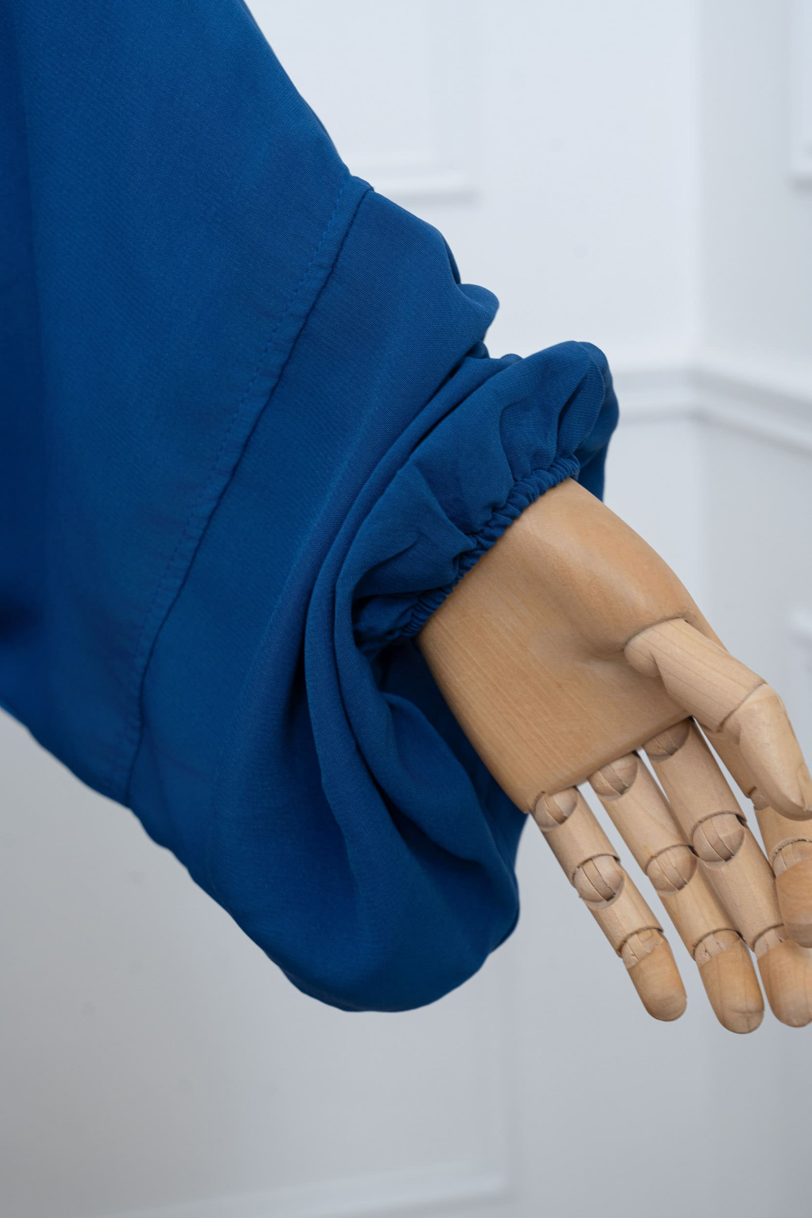 jilbab une pièce bleu royal manche