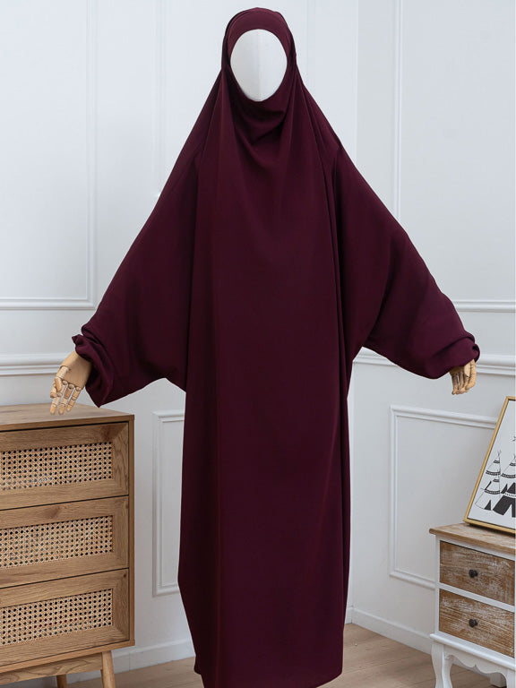 Jilbab 1 pièce - Bordeaux