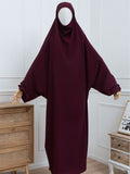 Jilbab 1 pièce - Bordeaux