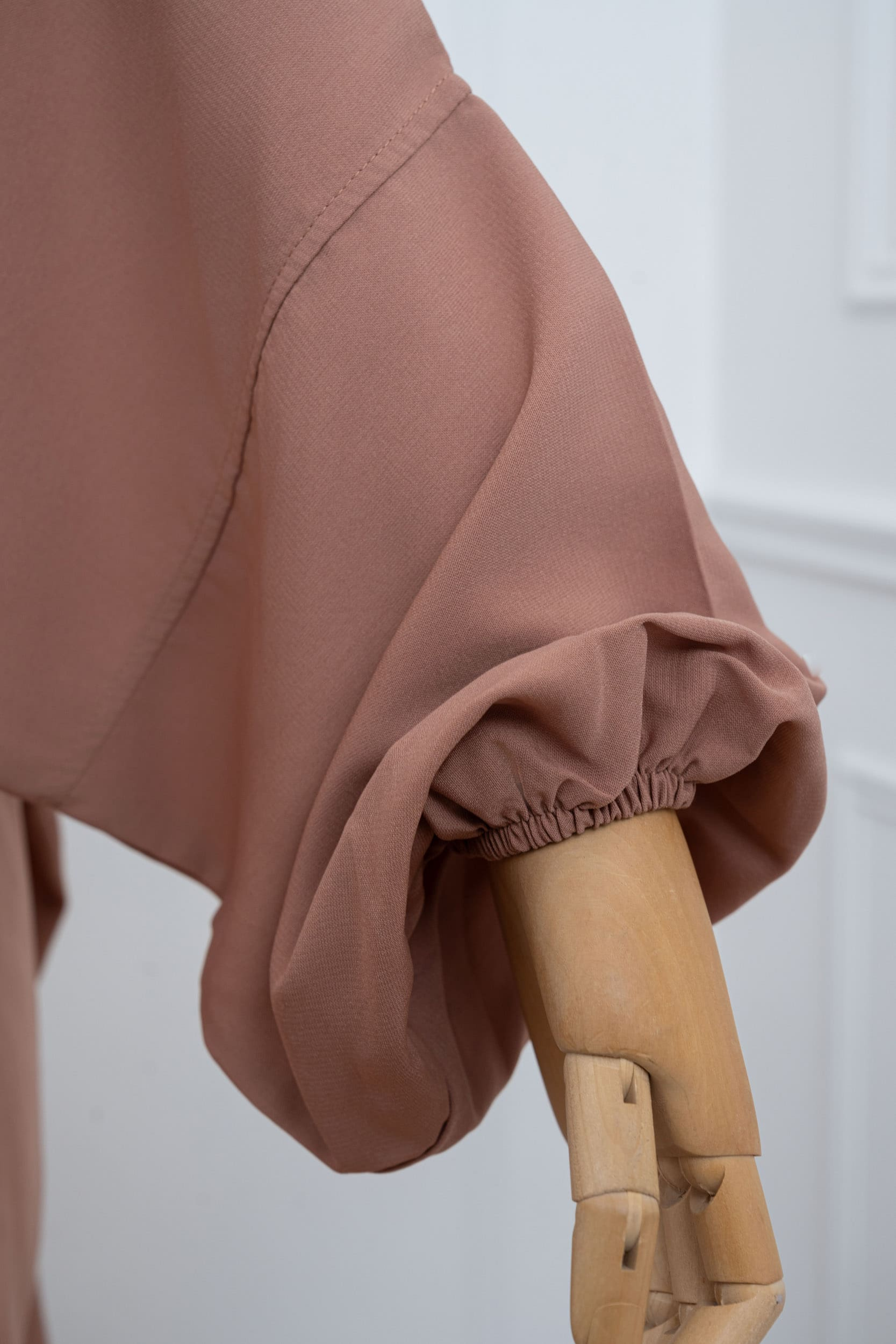 jilbab une pièce camel manche