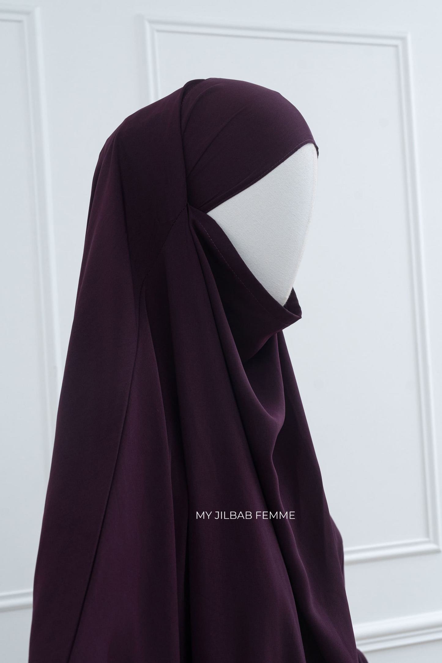 Jilbab 1 pièce - Violet Framboise