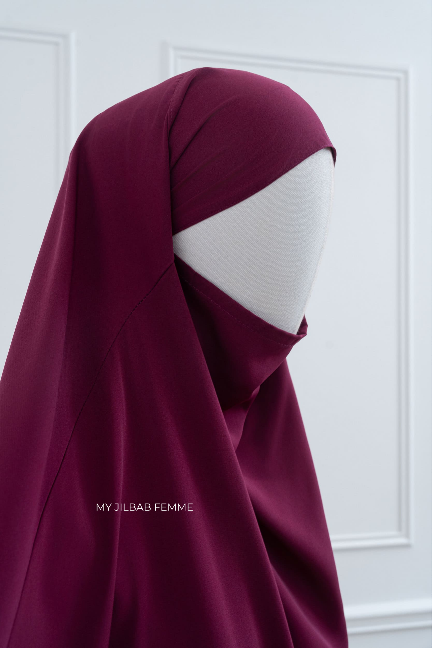 Jilbab 1 pièce - Rose Fuchsia