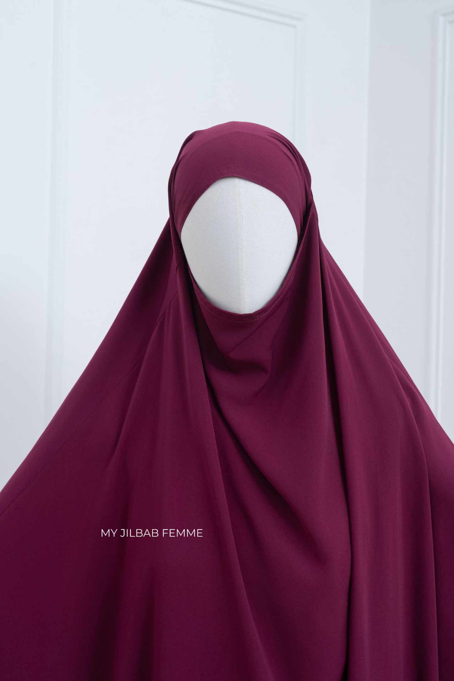 Jilbab 1 pièce - Rose Fuchsia