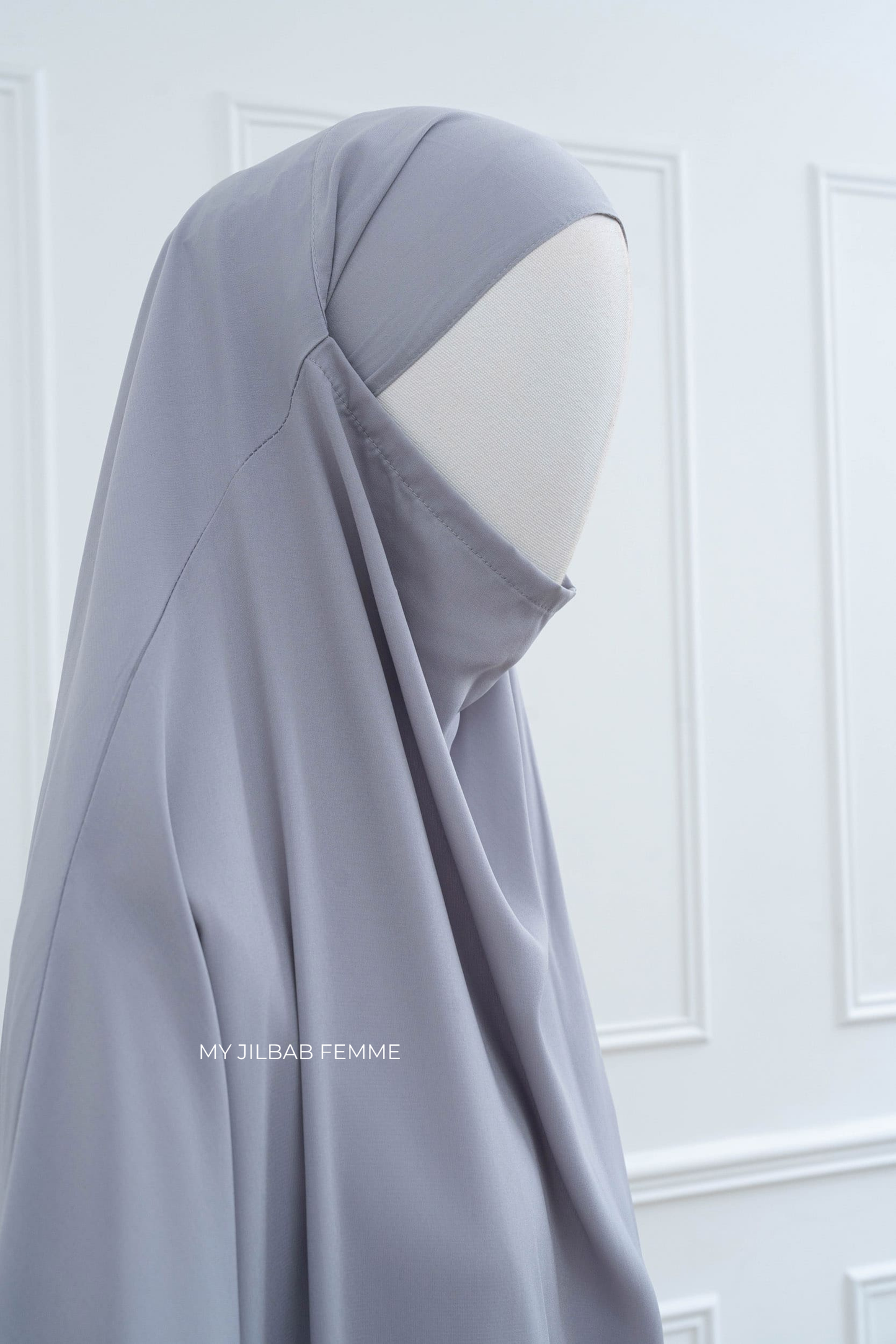 Jilbab 1 pièce - Gris clair