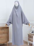Jilbab 1 pièce - Gris clair