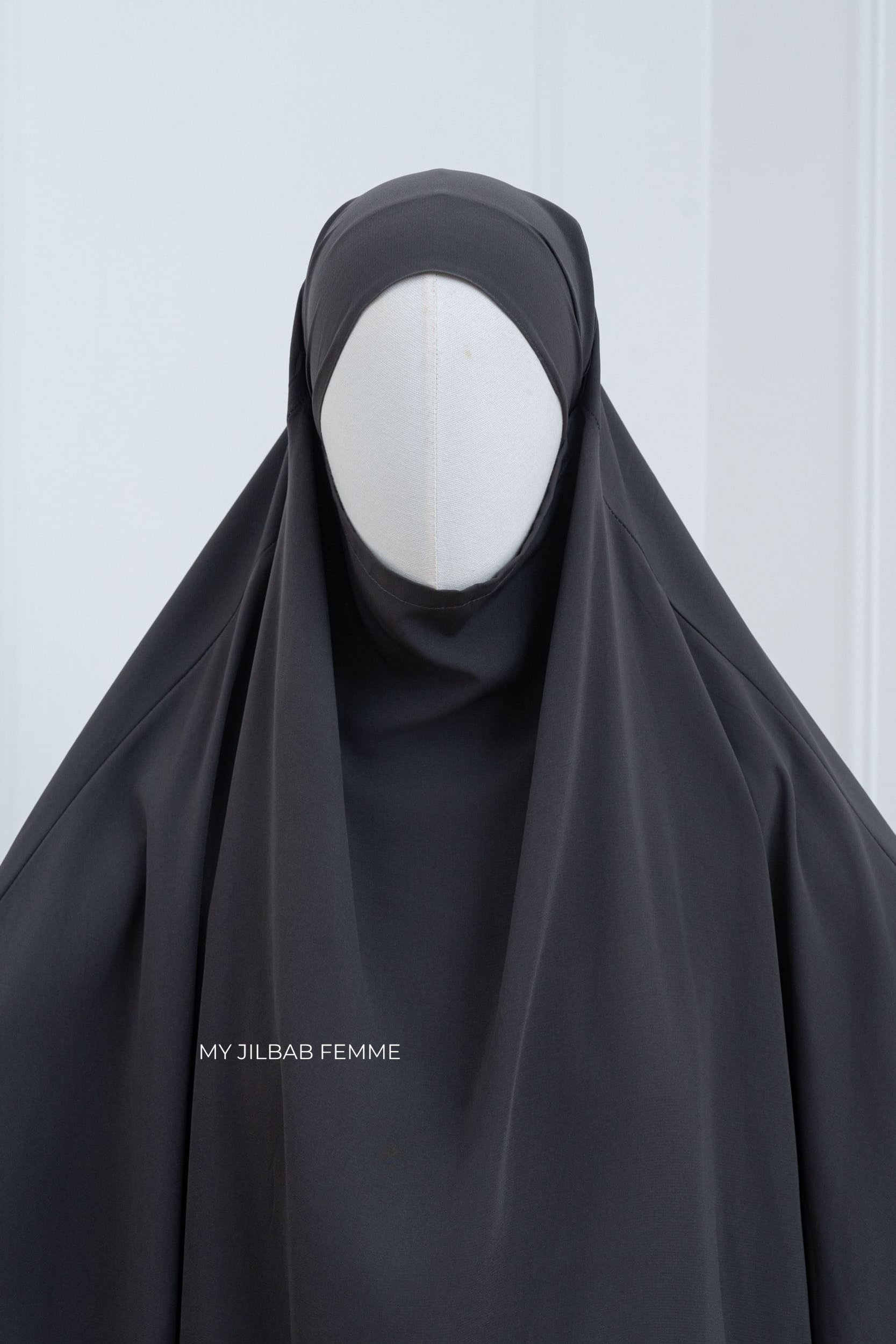 Jilbab 1 pièce - Gris foncé