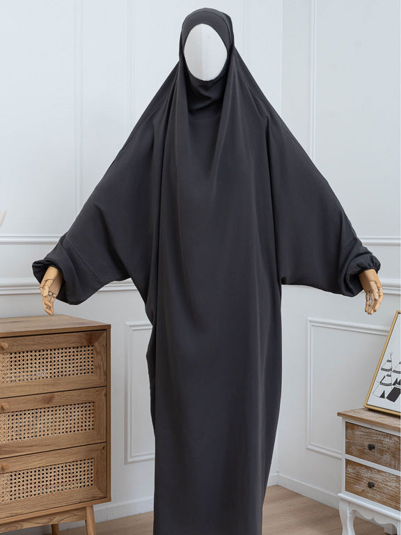 Jilbab 1 pièce - Gris foncé