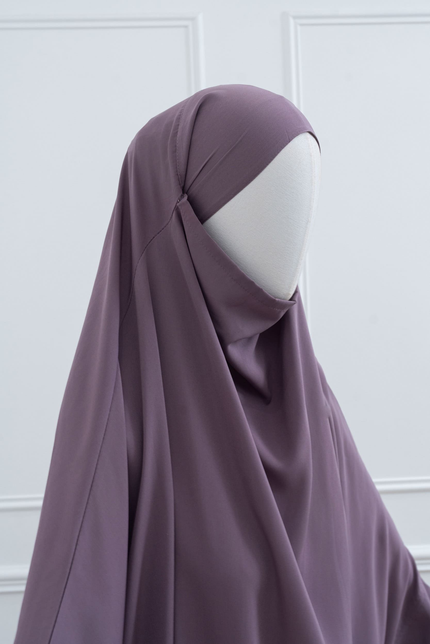 jilbab une pièce lilas hijab profil