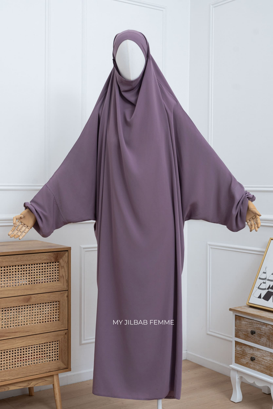 Jilbab 1 pièce - Lilas