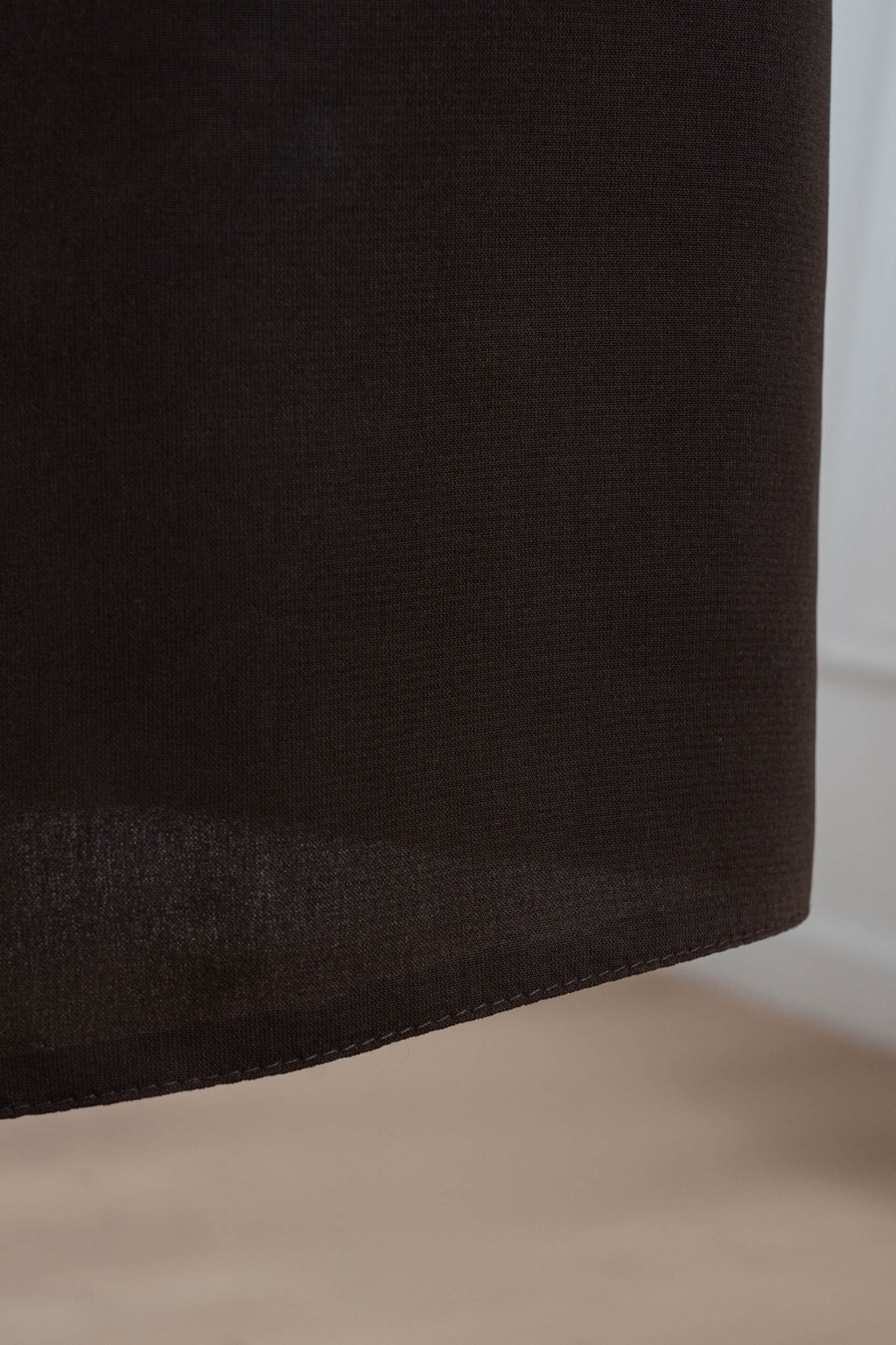 jilbab une pièce marron détail