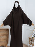 Jilbab 1 pièce - Marron café