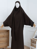 Jilbab 1 pièce - Marron café