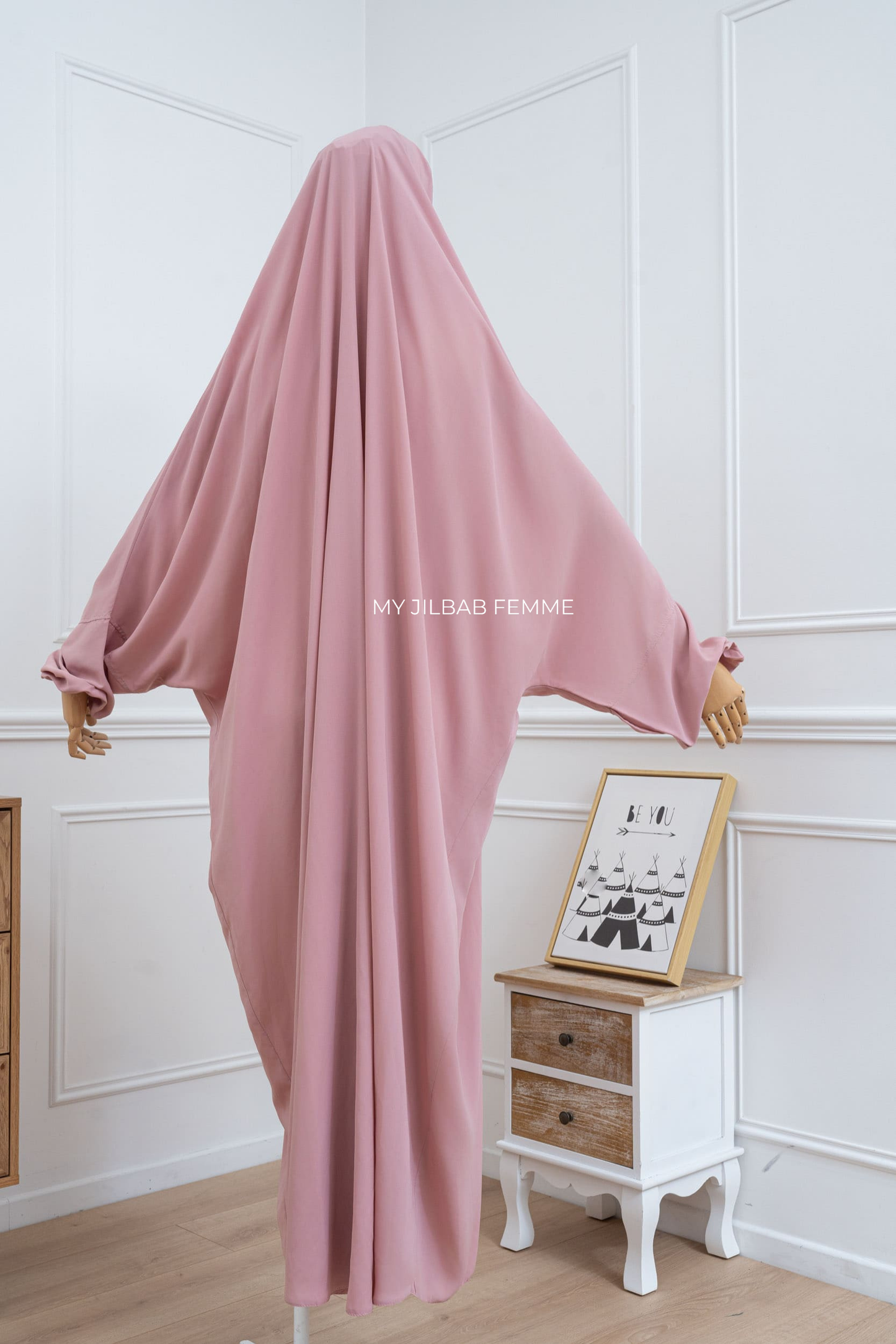 Jilbab 1 pièce - Rose