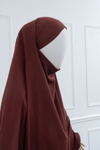 jilbab une pièce rouille hijab profil