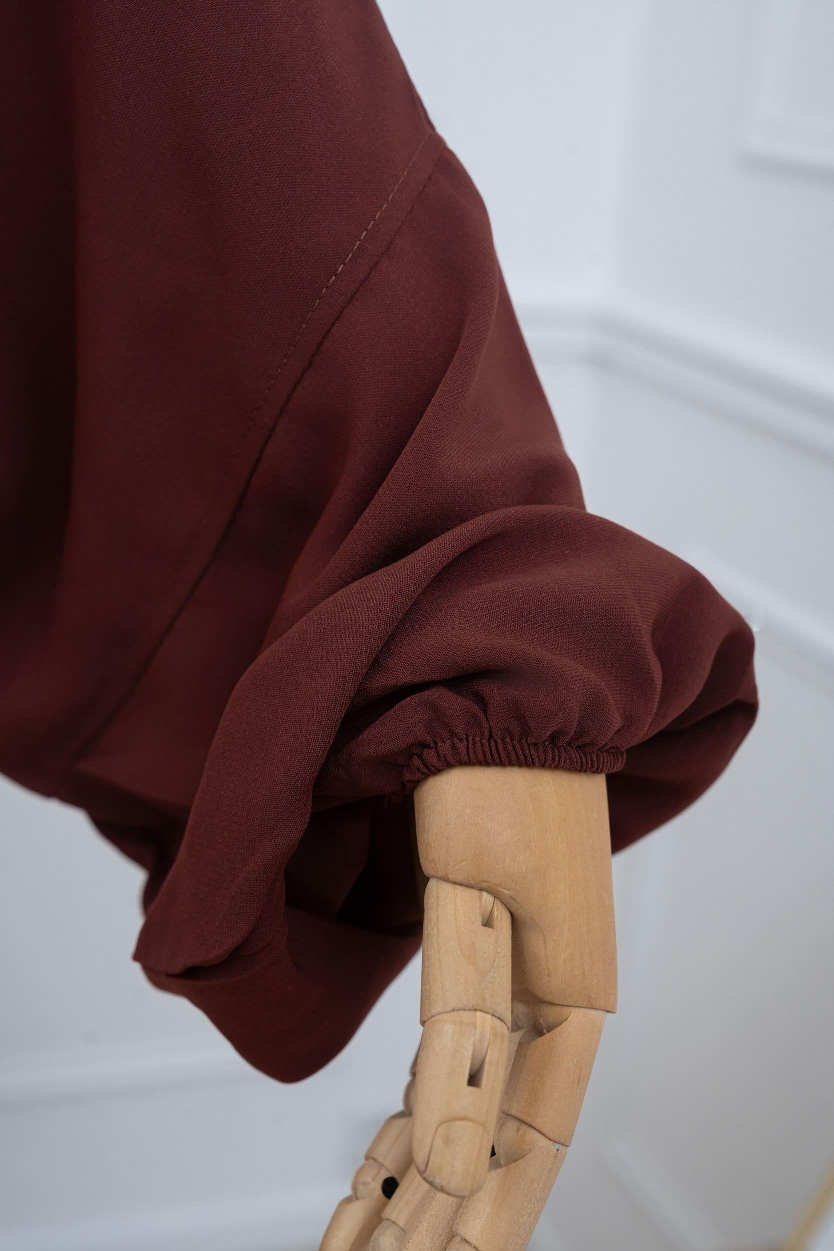 jilbab une pièce rouille manche