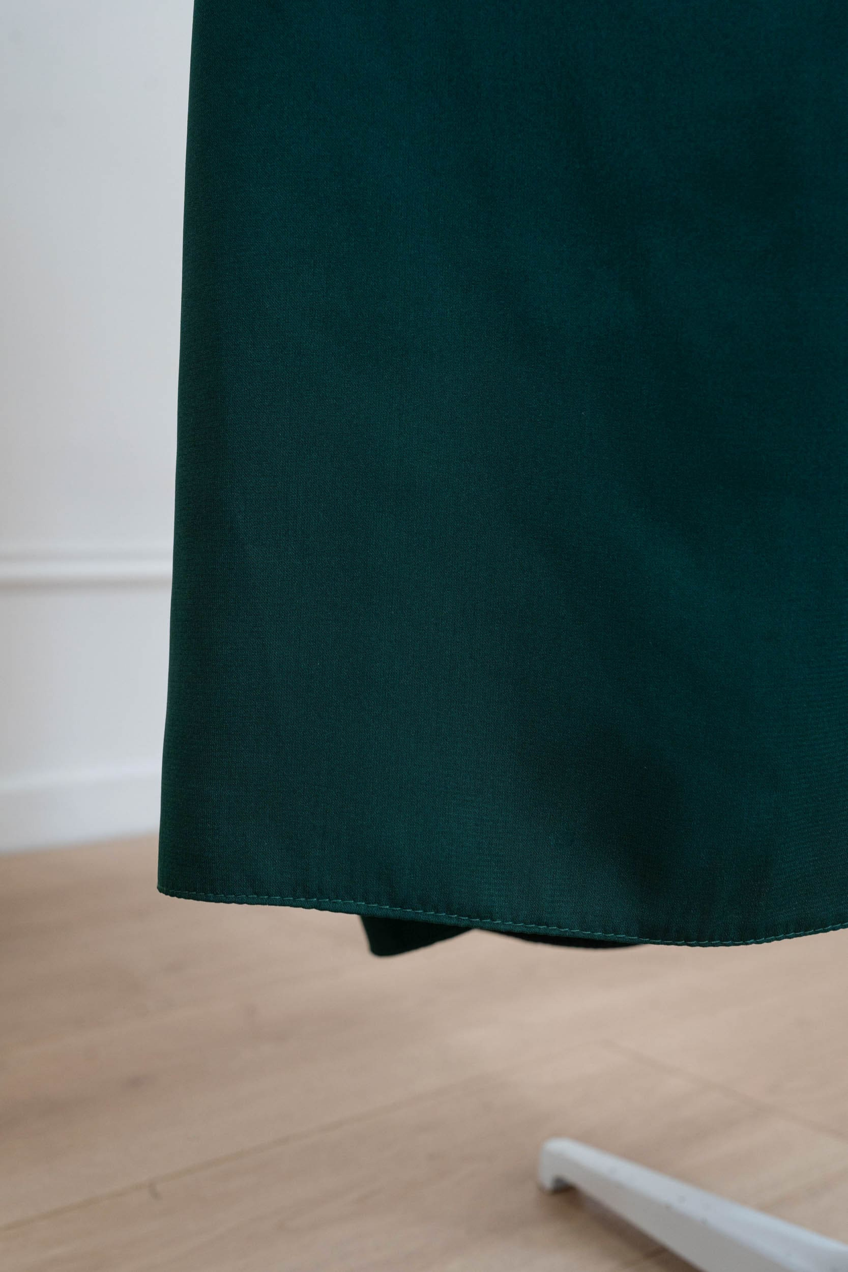 jilbab une pièce vert forêt détail