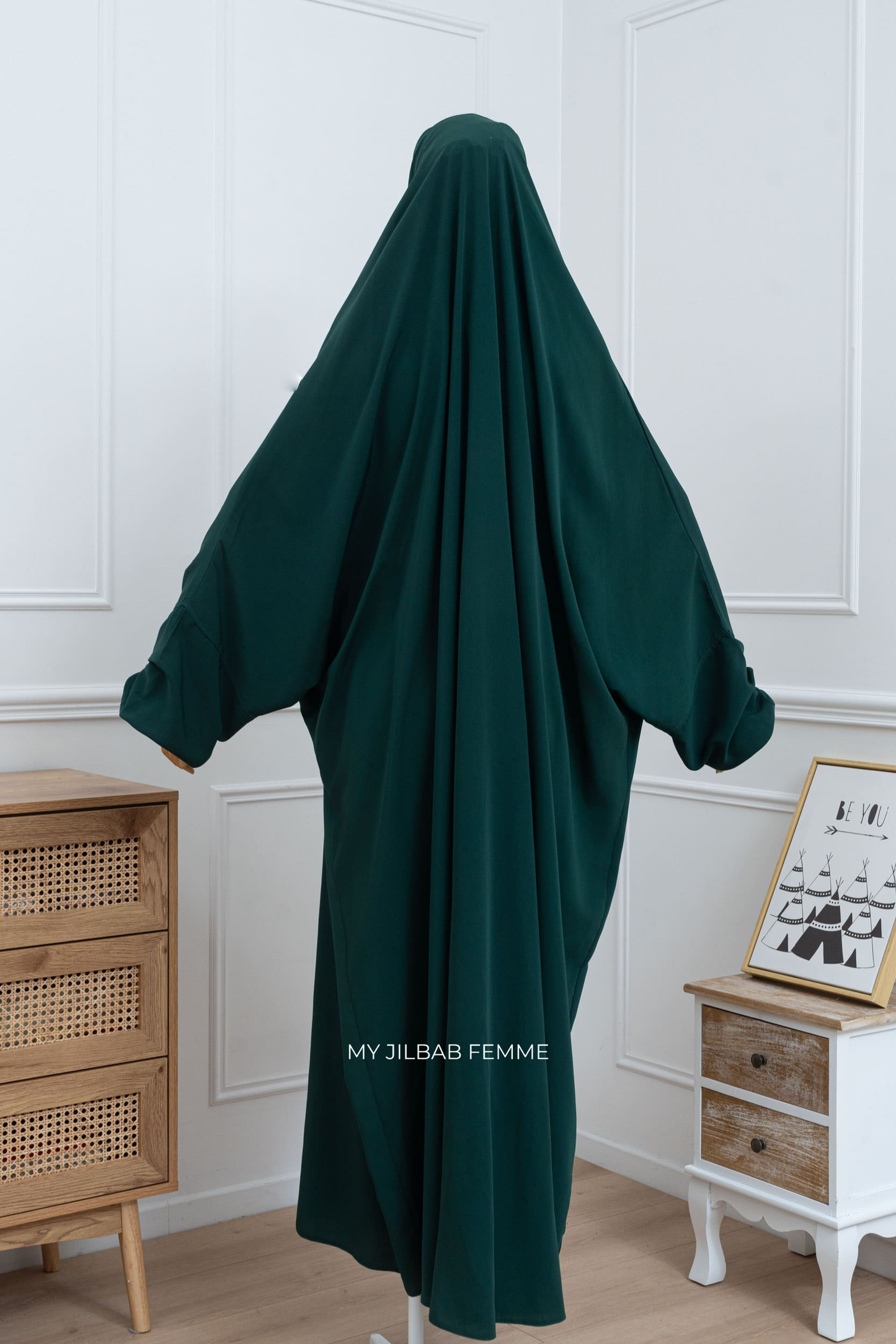 Jilbab 1 pièce - Vert Fôret