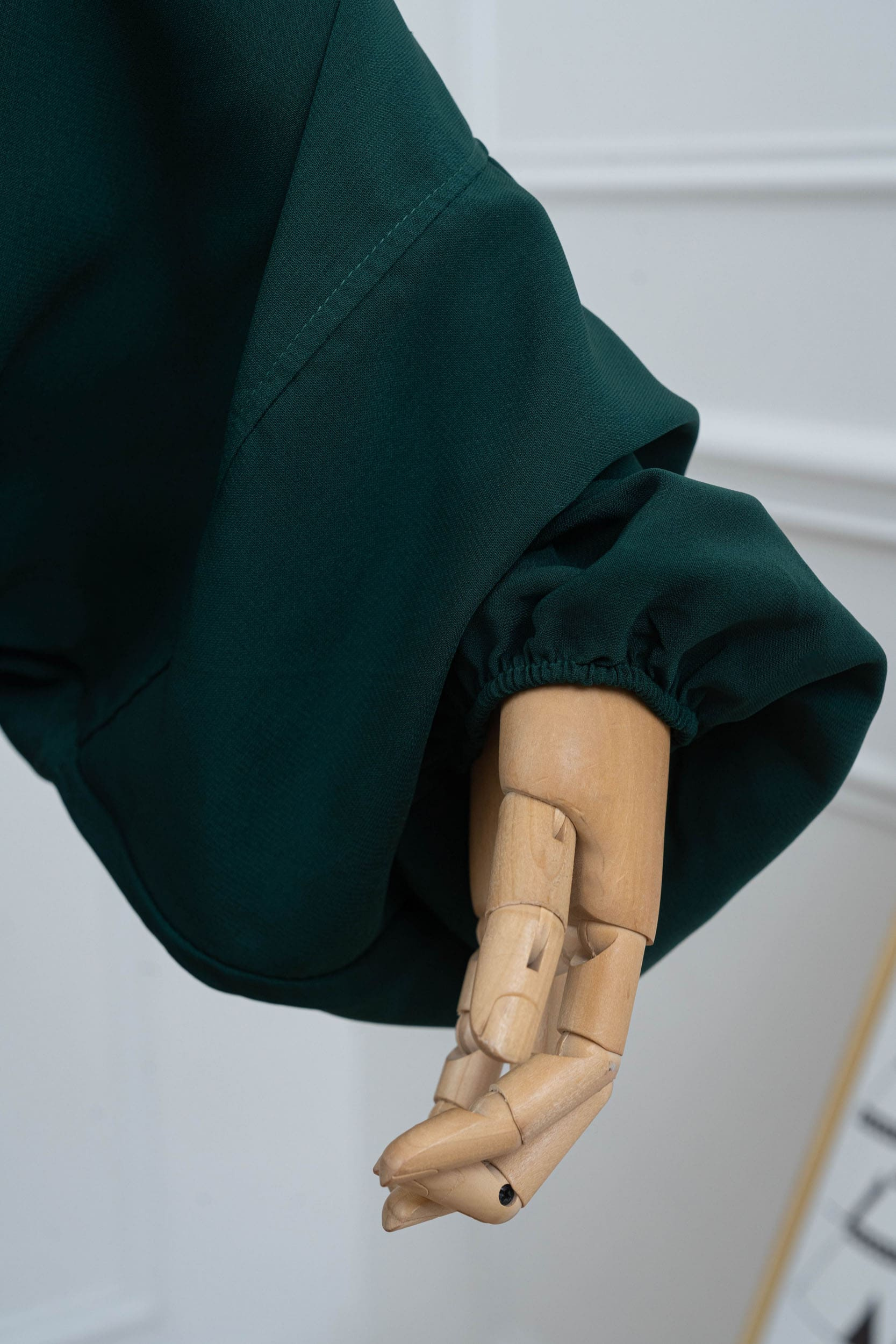 jilbab une pièce vert forêt manche