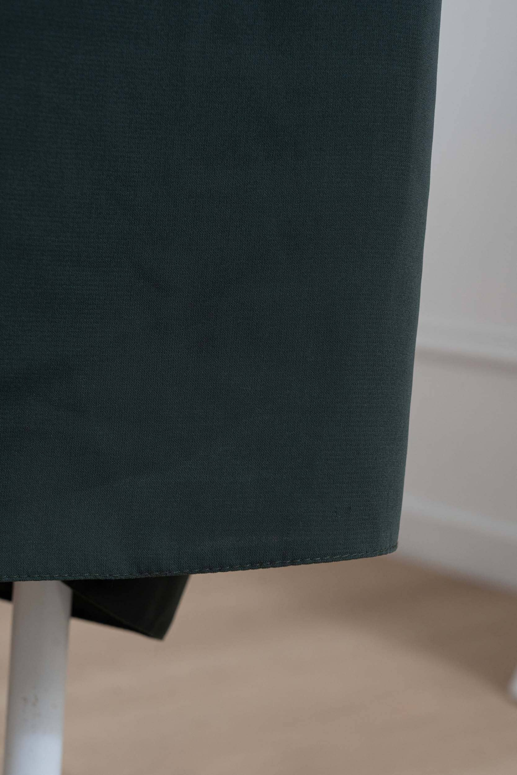 jilbab une pièce kaki détail