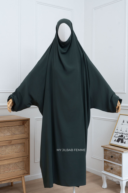 1 piece Jilbab - Forest Green