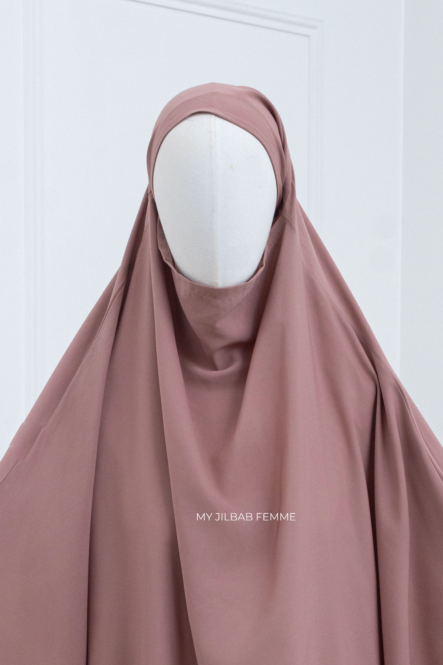 Jilbab 2 pièces - Beige rosé