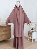 Jilbab 2 pièces - Beige rosé
