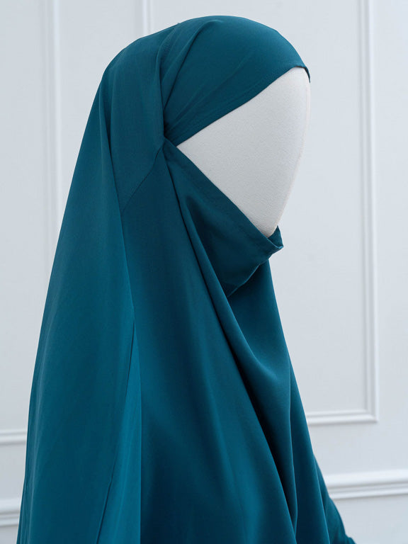 Jilbab 2 pièces - Bordeaux - Petite Taille