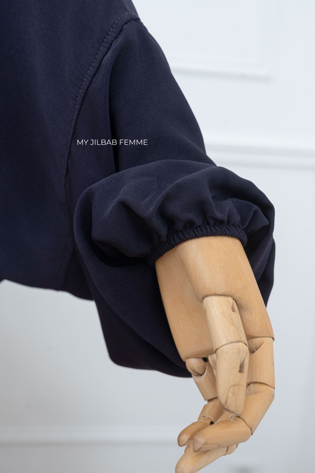 Jilbab 2 pièces - Bleu Marine - Petite Taille