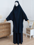 Jilbab 2 pièces - Bleu marine