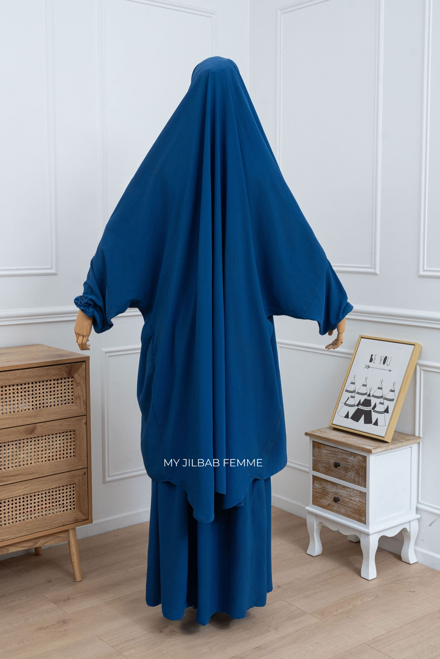 Jilbab 2 pièces - Bleu royal