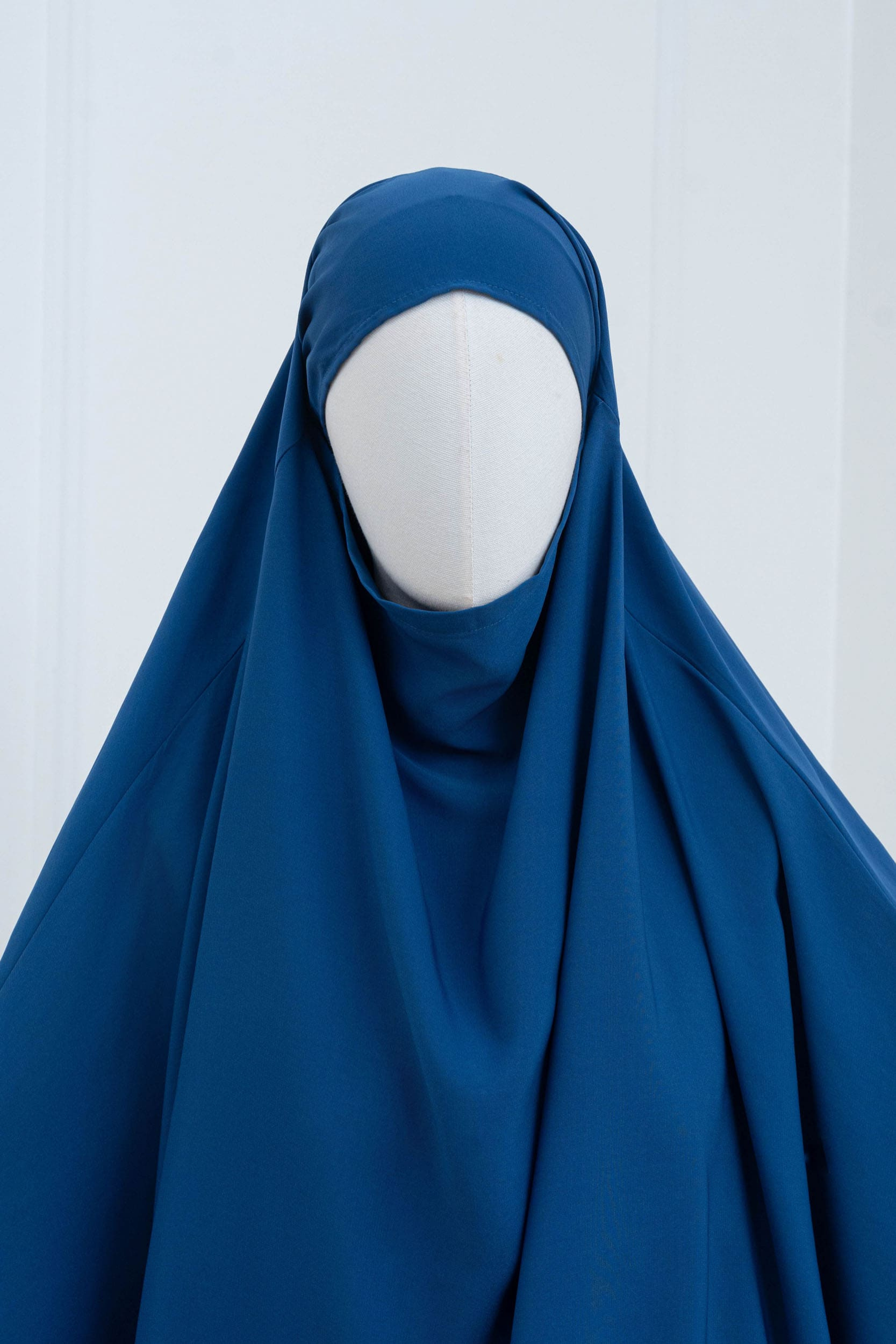 jilbab deux pièce bleu pétrole hijab