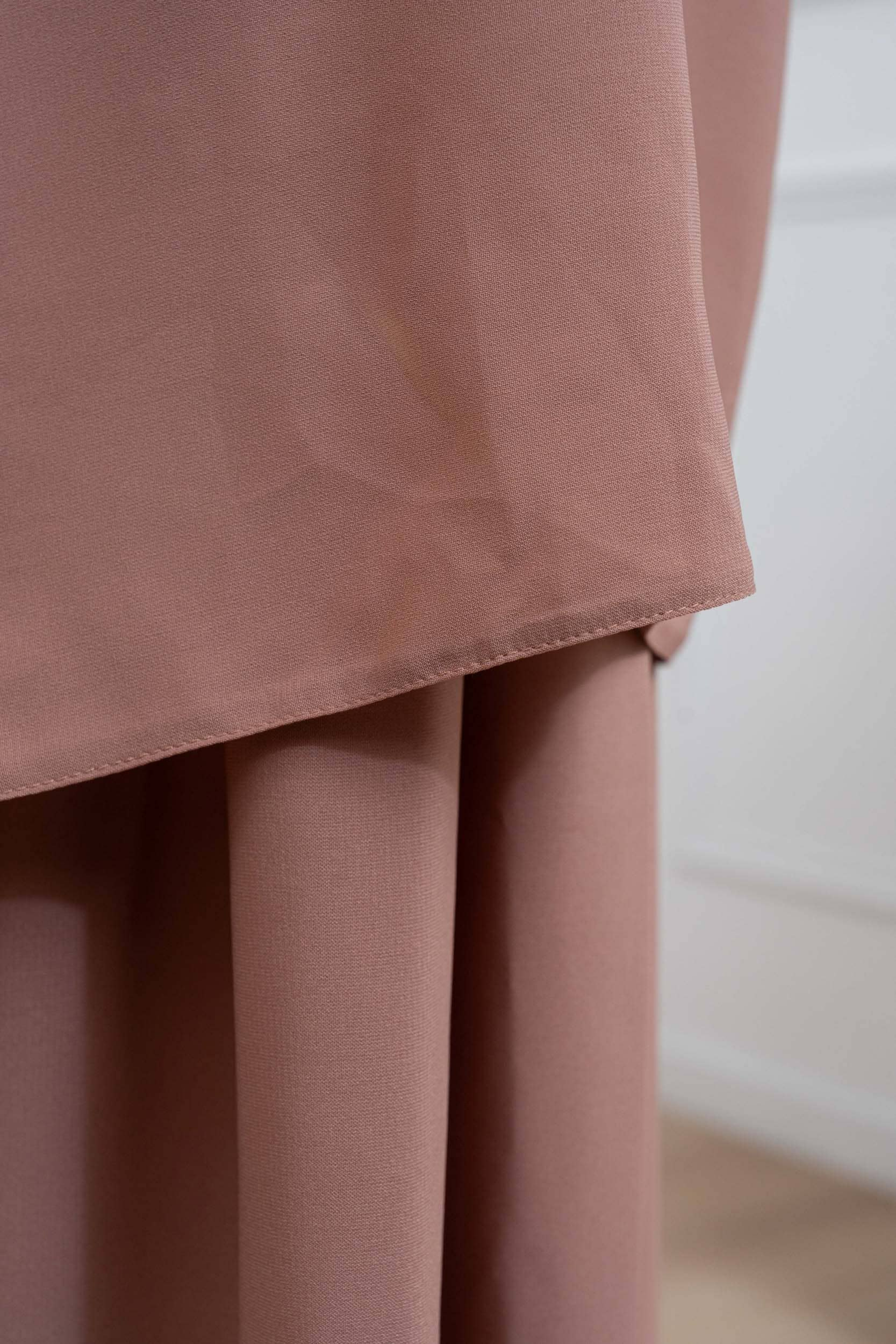 jilbab deux pièces camel jupe