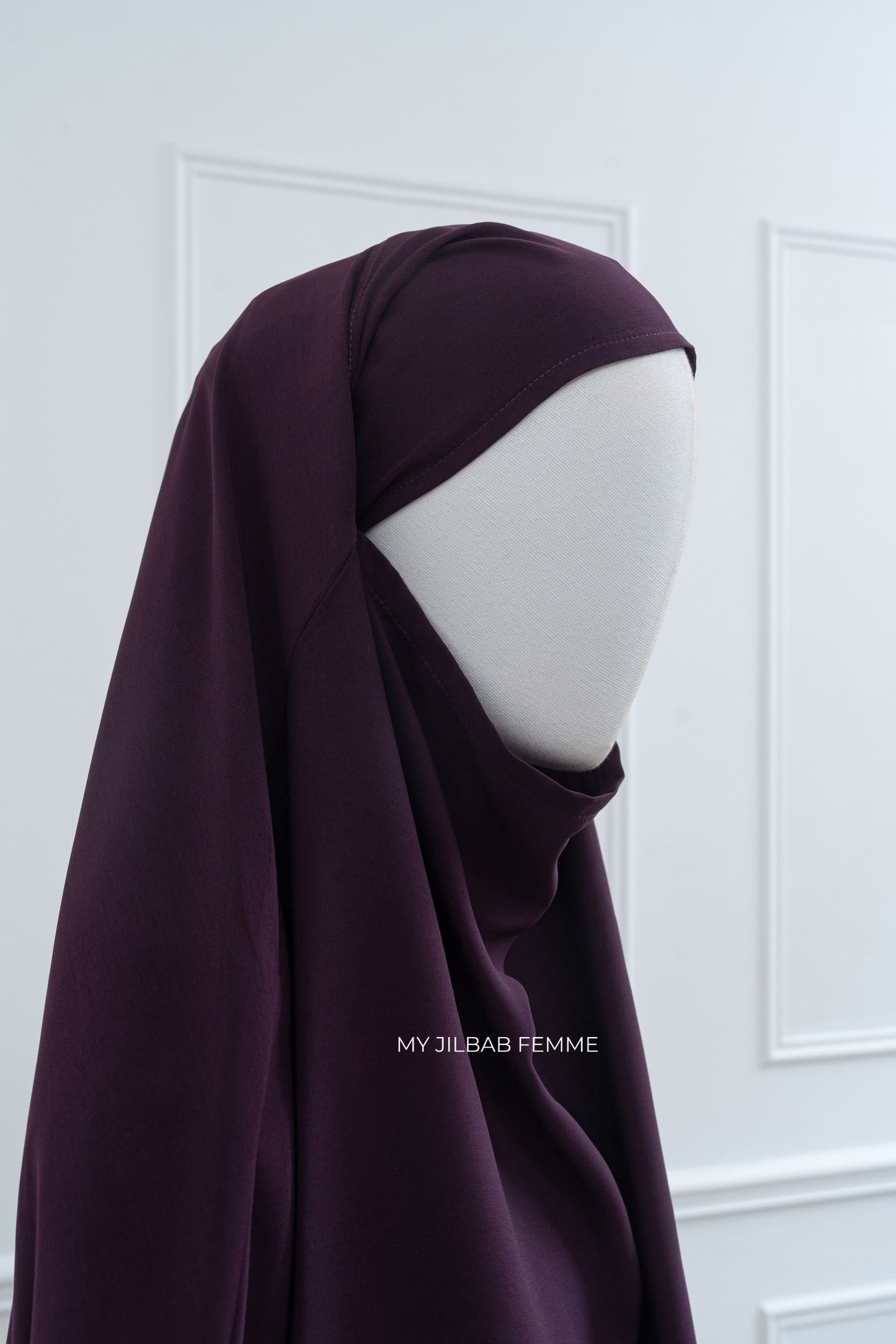 Jilbab 2 pièces - Violet Framboise