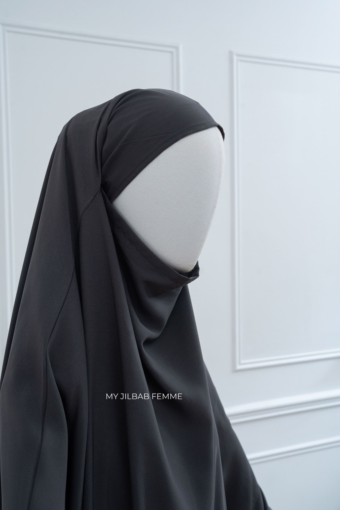 Jilbab 2 pièces - Gris foncé