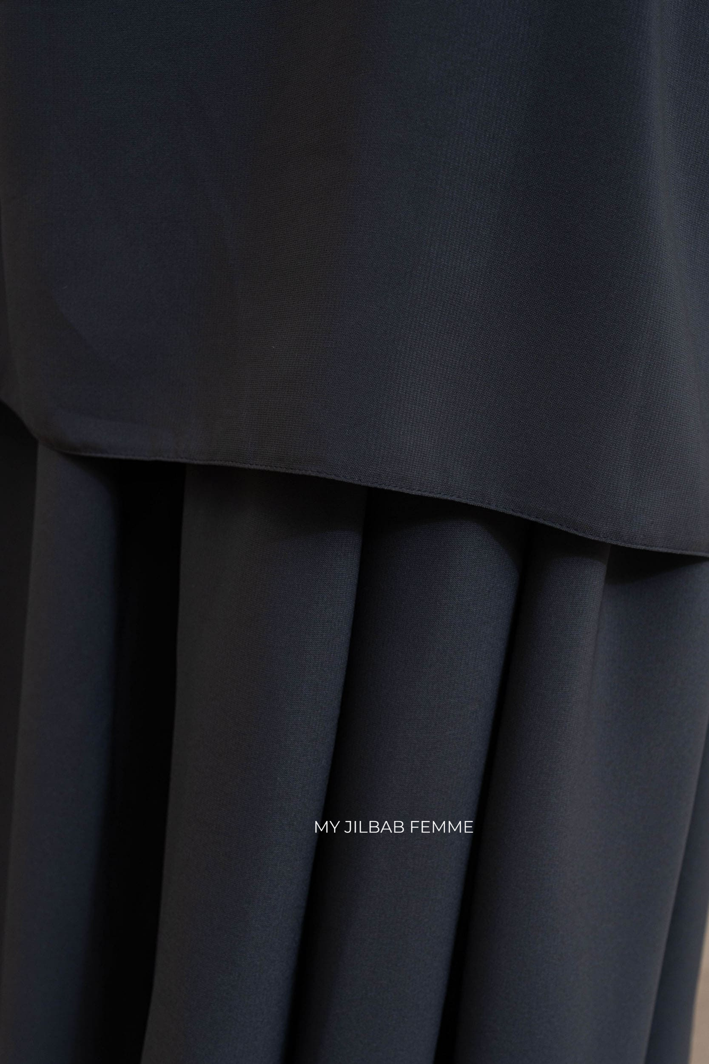 Jilbab 2 pièces - Gris - Petite Taille