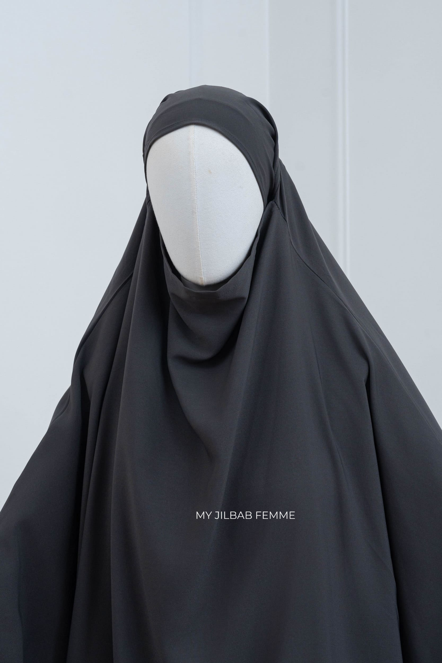 Jilbab 2 pièces - Gris foncé