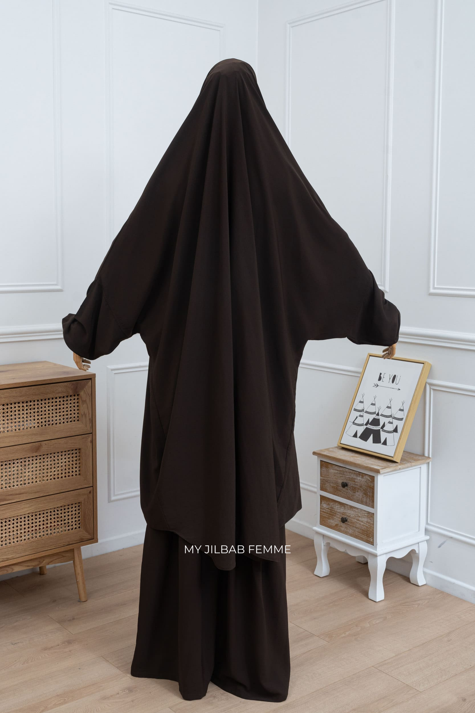 1 piece Jilbab - Forest Green