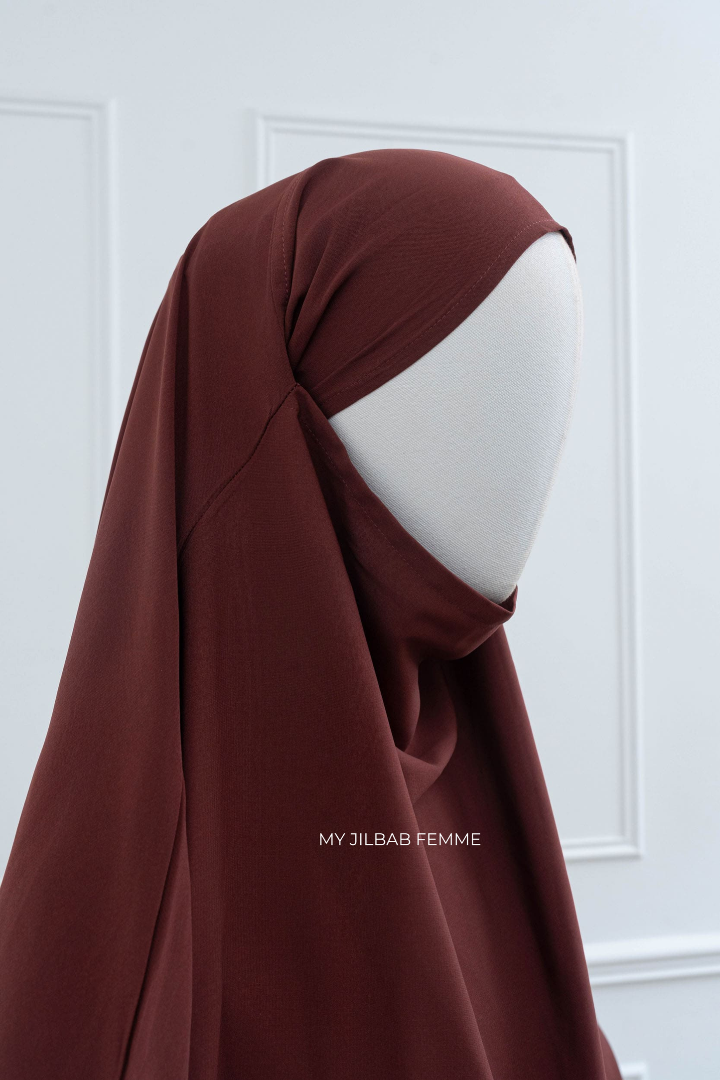 Jilbab 2 pièces - Bordeaux - Petite Taille